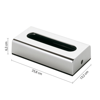 Gedy Porta Fazzoletti In Resine Cromato - Eleganza by CeramicStore | Lo specialista del tuo bagno