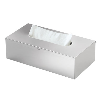 Gedy Porta Fazzoletti Rettangolare In Acciaio - Spazzolato by CeramicStore | Lo specialista del tuo bagno