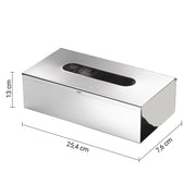 Gedy Porta Fazzoletti Rettangolare - Cromato Lucido Inox by CeramicStore | Lo specialista del tuo bagno