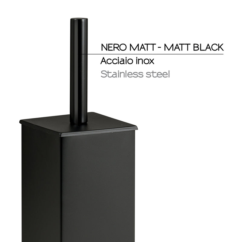 Scopino da appoggio in Acciaio Inox modello Teseo di Gedy - Nero Matt by CeramicStore | Lo specialista del tuo bagno