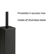 Scopino da muro in Acciaio Inox modello Teseo di Gedy - Nero Matt by CeramicStore | Lo specialista del tuo bagno
