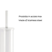 Scopino da appoggio modello Flip di Gedy in Acciaio Inox - Bianco by CeramicStore | Lo specialista del tuo bagno