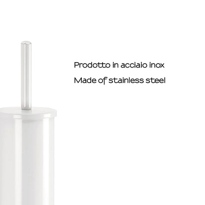 Scopino da appoggio modello Flip di Gedy in Acciaio Inox - Bianco by CeramicStore | Lo specialista del tuo bagno