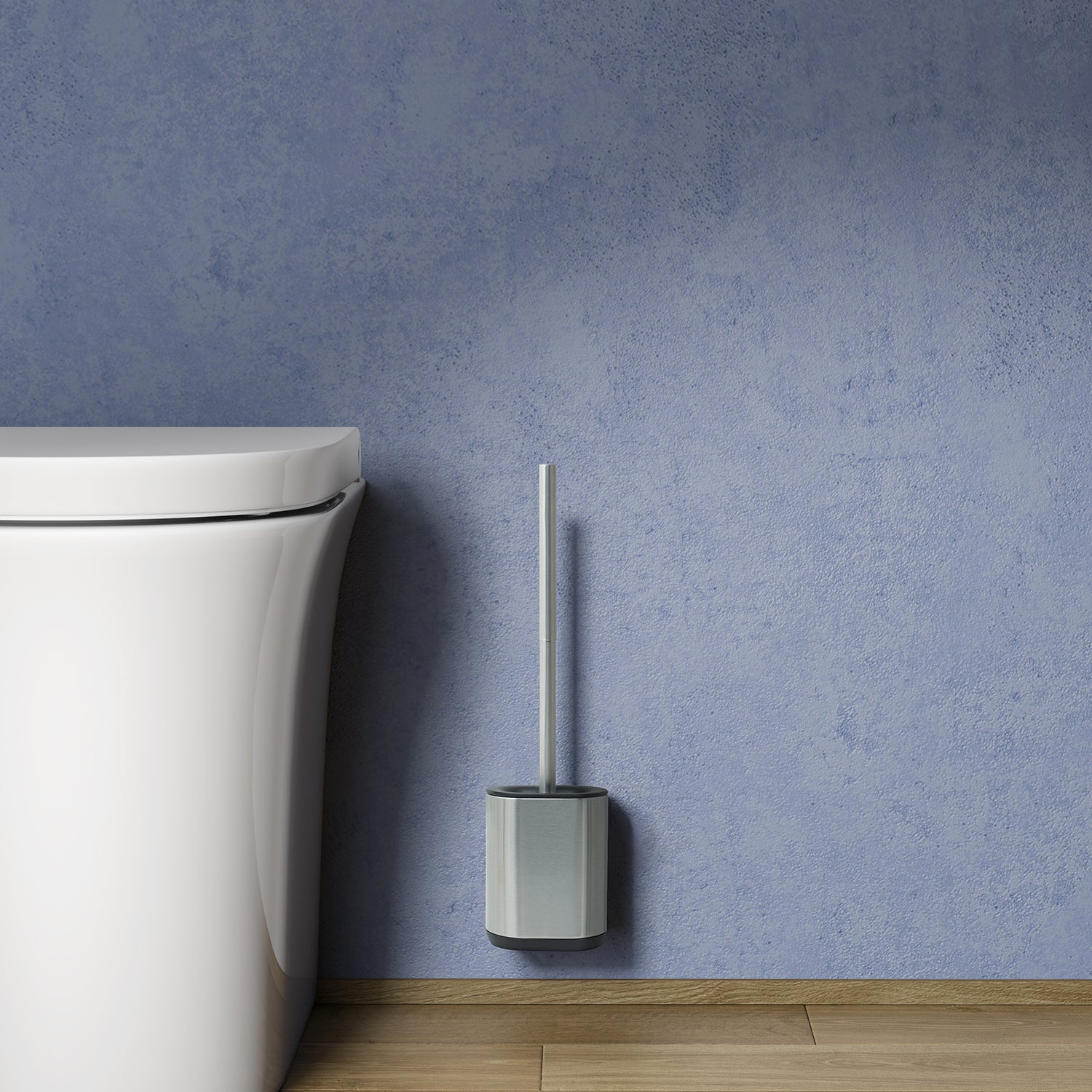 Scopino da terra e da muro di Gedy modello Biagio - Spazzolato by CeramicStore | Lo specialista del tuo bagno