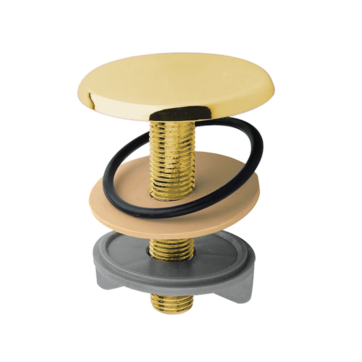 Tappo copriforo in ottone RubiFlux Ã˜49 mm - Dorato