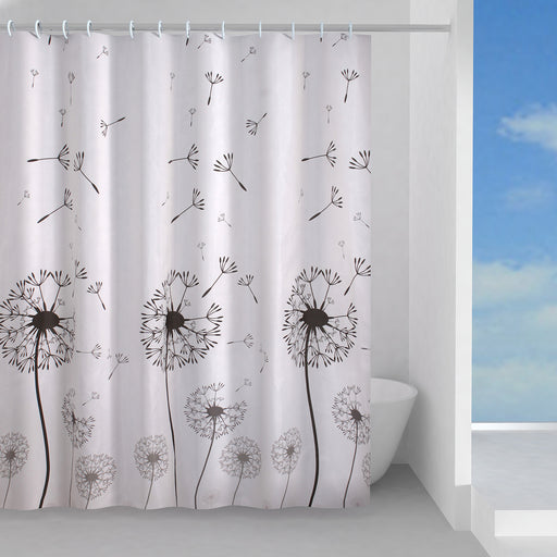 Tenda doccia in tessuto 180x200 cm modello Desiderio di Gedy - Bianco/Nero by CeramicStore | Lo specialista del tuo bagno