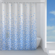 Tenda doccia in tessuto 240x200 cm modello Frammenti di Gedy - Blu by CeramicStore | Lo specialista del tuo bagno