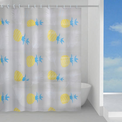Tenda doccia in Peva 180x200 cm modello Tropical di Gedy - Azzurro e Giallo by CeramicStore | Lo specialista del tuo bagno