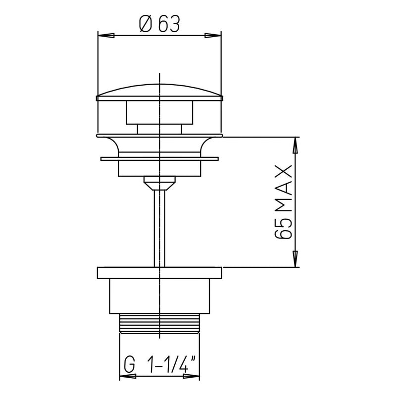 Piletta di scarico Clic Clac Simple Rapid Cromata firmata Ducati by CeramicStore | Lo specialista del tuo bagno