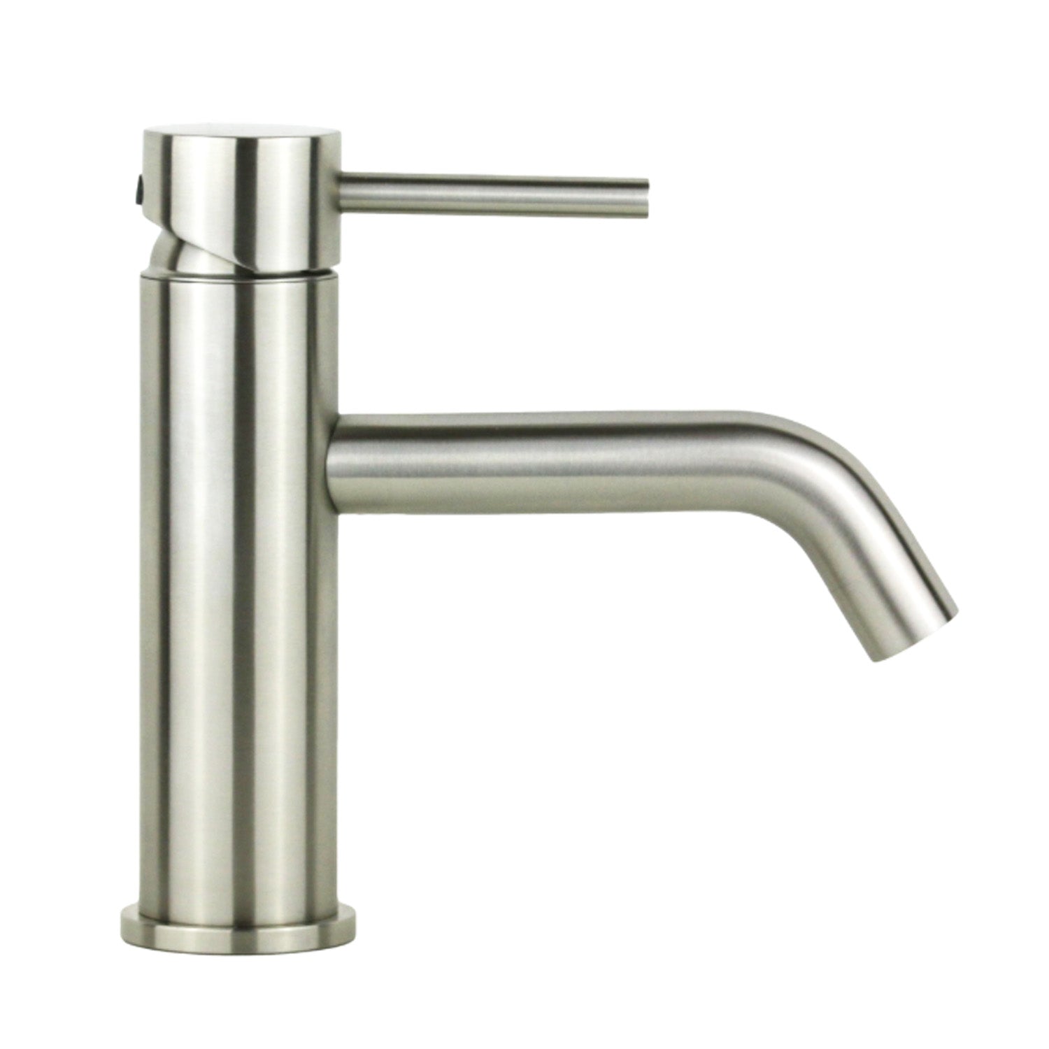 Composizione di miscelatori per lavabo, bidet e doccia a 2 vie serie TriaSix in acciaio 316 spazzolato by CeramicStore | Lo specialista del tuo bagno