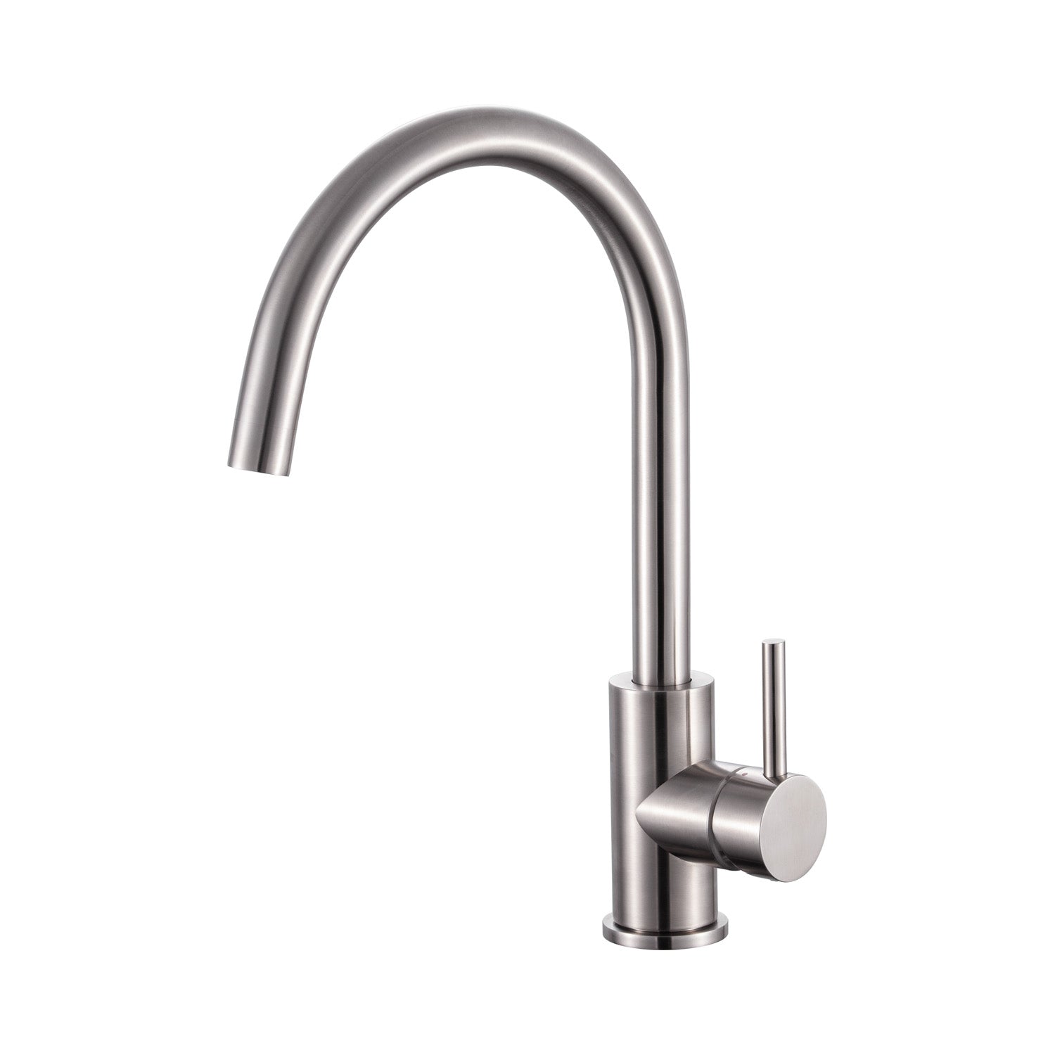 Miscelatore cucina con canna girevole serie TriaSix in acciaio 316 spazzolato by CeramicStore | Lo specialista del tuo bagno