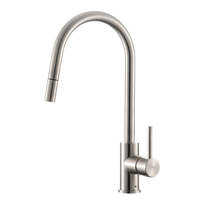 Miscelatore cucina con doccetta estraibile serie TriaSix in acciaio 316 spazzolato by CeramicStore | Lo specialista del tuo bagno