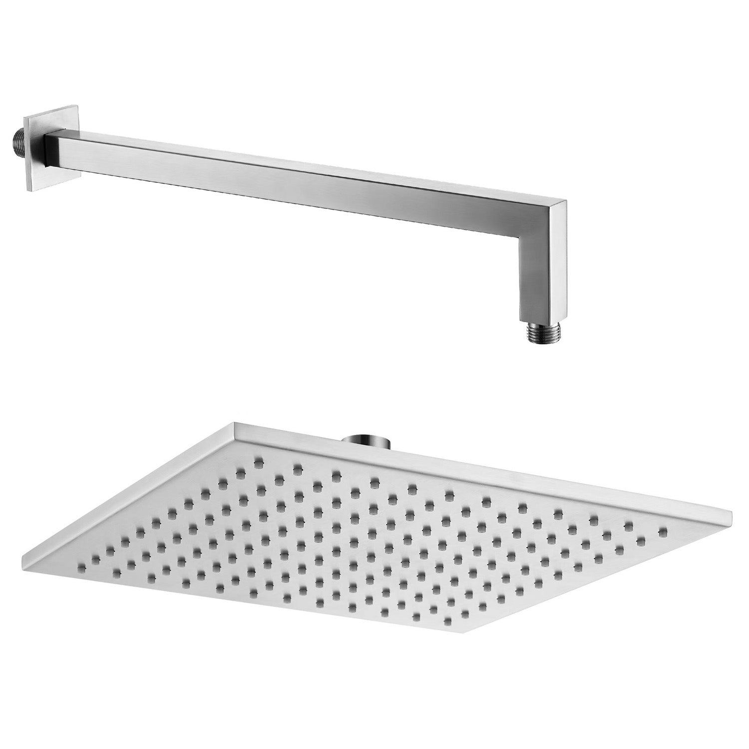 Kit doccia quadro serie TriaSix in acciaio 316 spazzolato by CeramicStore | Lo specialista del tuo bagno