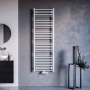 Termoarredo idraulico modello Bolzano 1785x600 dritto con attacchi centrali 50 mm - Bianco by CeramicStore | Lo specialista del tuo bagno