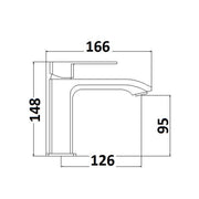 Miscelatore lavabo serie Fire in ottone cromato by CeramicStore | Lo specialista del tuo bagno