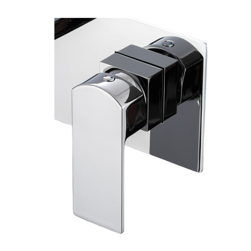 Coppia di miscelatori per lavabo incasso e bidet serie Fire in ottone cromato by CeramicStore | Lo specialista del tuo bagno