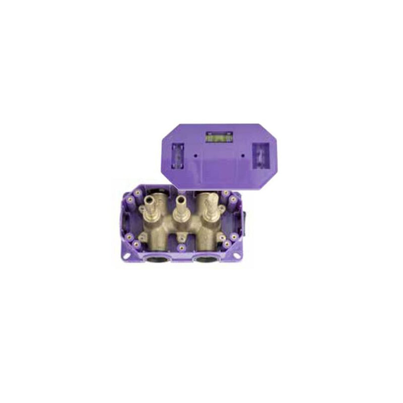 Soffione Stockholm 55x23cm con 2 getti e ispezionabile nichel by CeramicStore | Lo specialista del tuo bagno