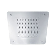 Soffione Cosmo 50cm in acciaio con anticalcare e 2 getti by CeramicStore | Lo specialista del tuo bagno