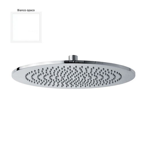 Soffione tondo Vienna 250mm bianco monogetto con snodo e ispezionabile by CeramicStore | Lo specialista del tuo bagno