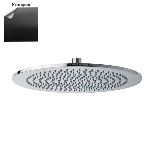 Soffione tondo Vienna 250mm monogetto ispezionabile nero by CeramicStore | Lo specialista del tuo bagno