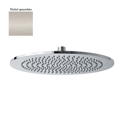 Soffione tondo Vienna 200mm nichel monogetto con snodo e ispezionabile by CeramicStore | Lo specialista del tuo bagno