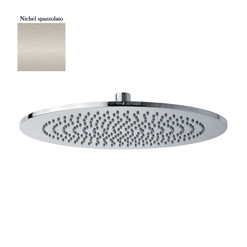 Soffione tondo Vienna 400mm nichel monogetto con snodo e ispezionabile by CeramicStore | Lo specialista del tuo bagno