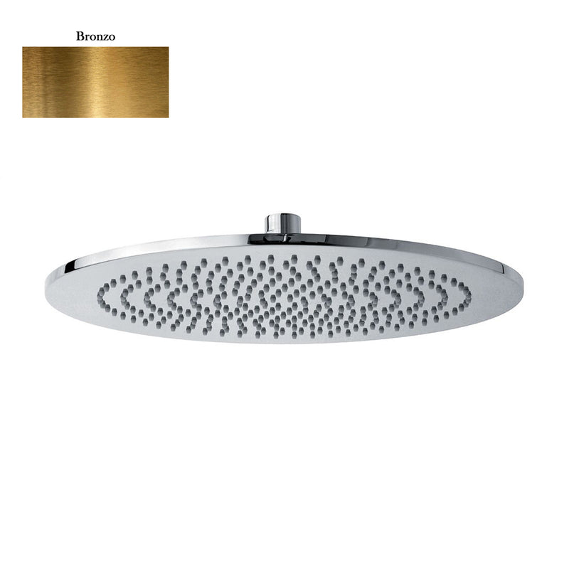 Soffione tondo Vienna 400mm bronzo monogetto con snodo e ispezionabile by CeramicStore | Lo specialista del tuo bagno