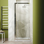 Porta doccia battente girevole cm 80 in cristallo anticalcare trasparente 6 mm e telaio in alluminio collezione Keplero by CeramicStore | Lo specialista del tuo bagno