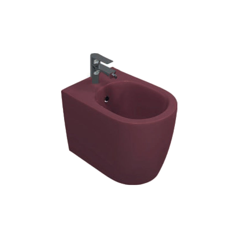 Sanitari Filomuro Rimless con coprieater Soft Close BathCore serie Infinity 53x36