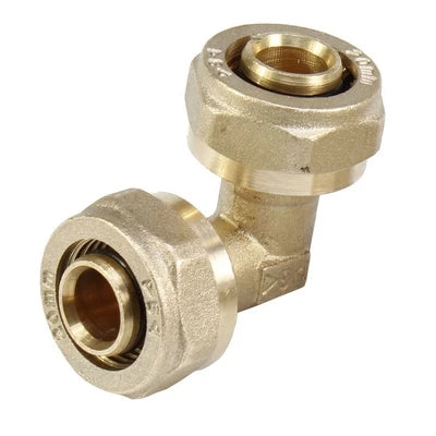 Gomito a 90 f/f a compressione per multistrato diam. 26