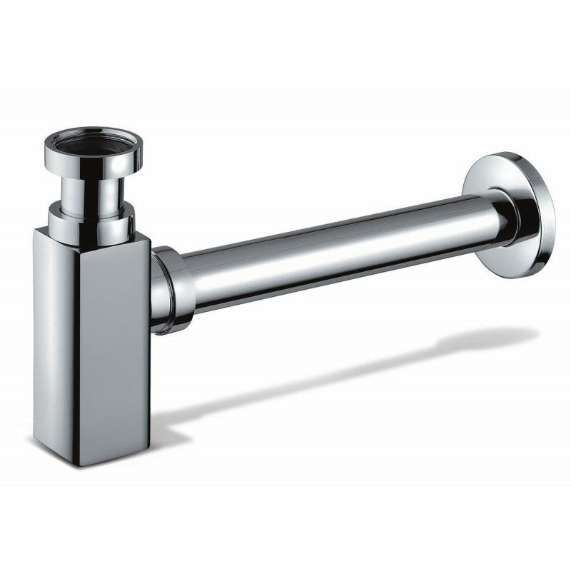 Sifone di scarico universale design quadro per lavabo attacco standard by CeramicStore | Lo specialista del tuo bagno