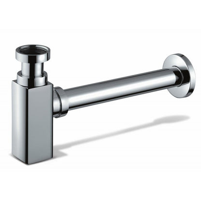 Sifone di scarico universale design quadro per lavabo attacco standard by CeramicStore | Lo specialista del tuo bagno