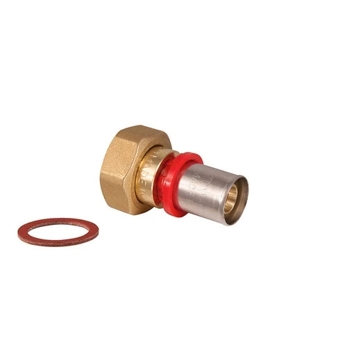 Adattatore sede piana a pressare per multistrato 1/2 x 20