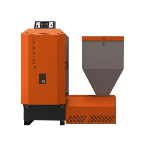 Caldaia combinata pellet legna biomassa cs5-ct 31kw 31 kw
