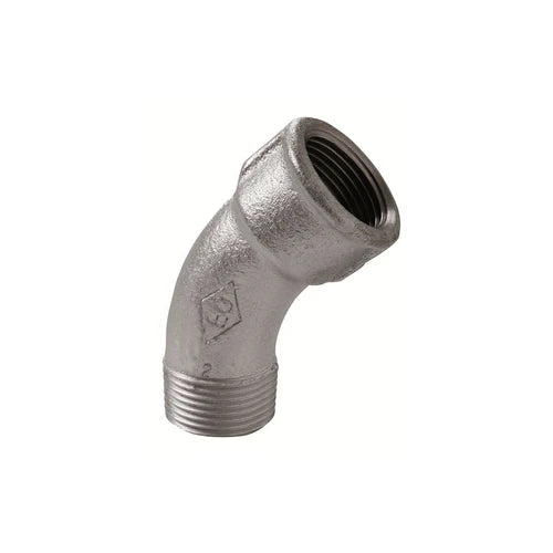 Curva lunga mf 45 zincata 1 1/4