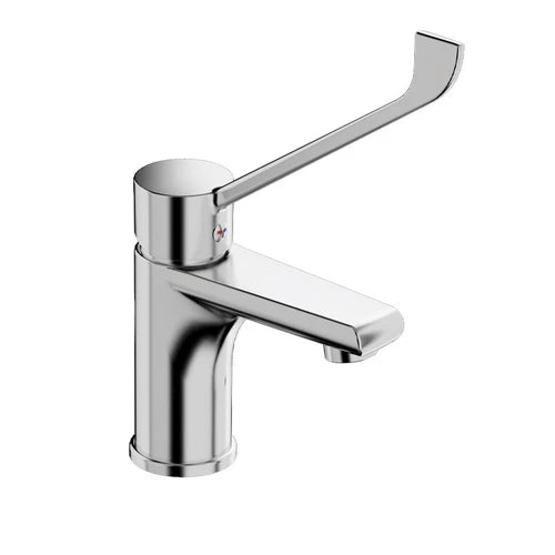 Miscelatore monocomando lavabo con leva clinica linea ten cromo