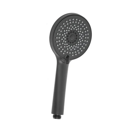 Doccetta 3 getti ermes nero matt diam. 110 mm