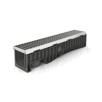 Canale technodrain evomax 150h con griglia acc. zinc./inox 30