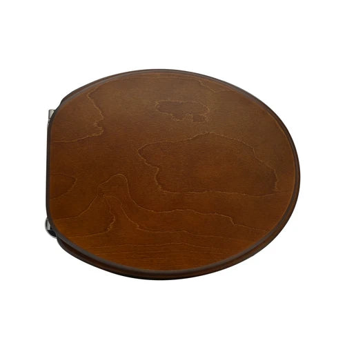 Sedile wc universale in legno new noce scuro cerniere a passan