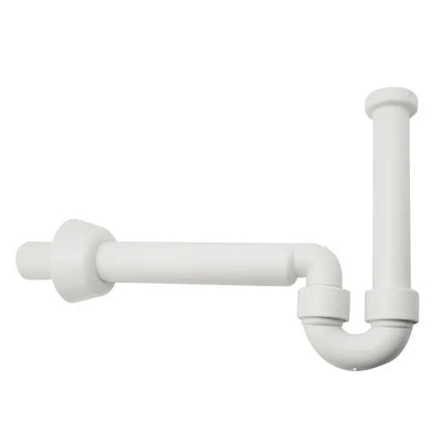Sifone ad s per bidet pp bianco diam. 40 mm g 1 1/4