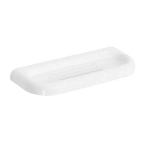 Porta spugna e porta sapone combinato serie linea bianco