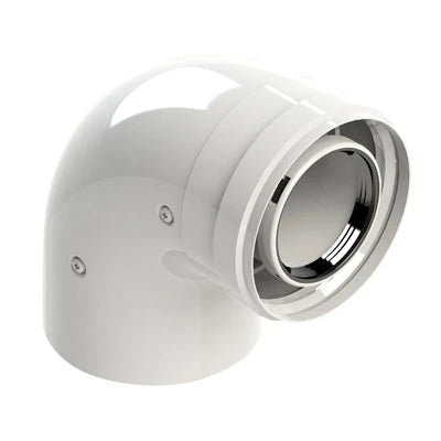 Kit curva 90 m-f coassiale per condensazione diam. 60/100