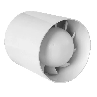 Aspiratore elicoidale cilindrico per condotti bianco diam. 100