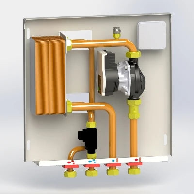 Modulo produzione acs istantanea mx125/acs 12 lt/min
