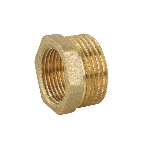 Riduzione mf in ottone giallo 1 1/2 x 1 1/4