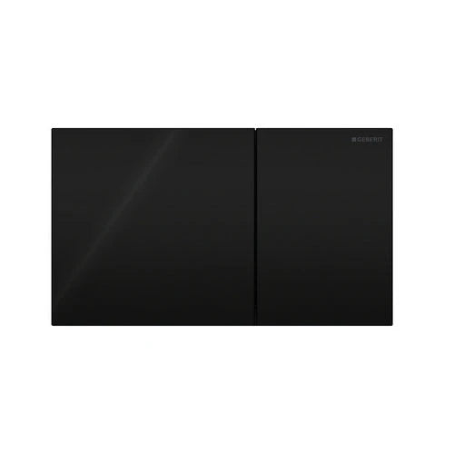 Placca di copertura 2 tasti sigma 70 2023 geberit vetro nero