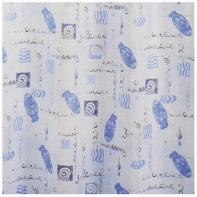 Tenda per doccia 3 lati - vasca 2 lati cm. 240 x 200 mod. acquarello -