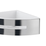 Portaoggetti doccia angolare modello Poseidon Gedy in cromo/bianco by CeramicStore | Lo specialista del tuo bagno