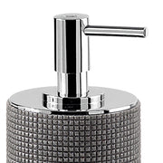 Dosasapone in resina con erogatore Gedy serie Petra - Grigio