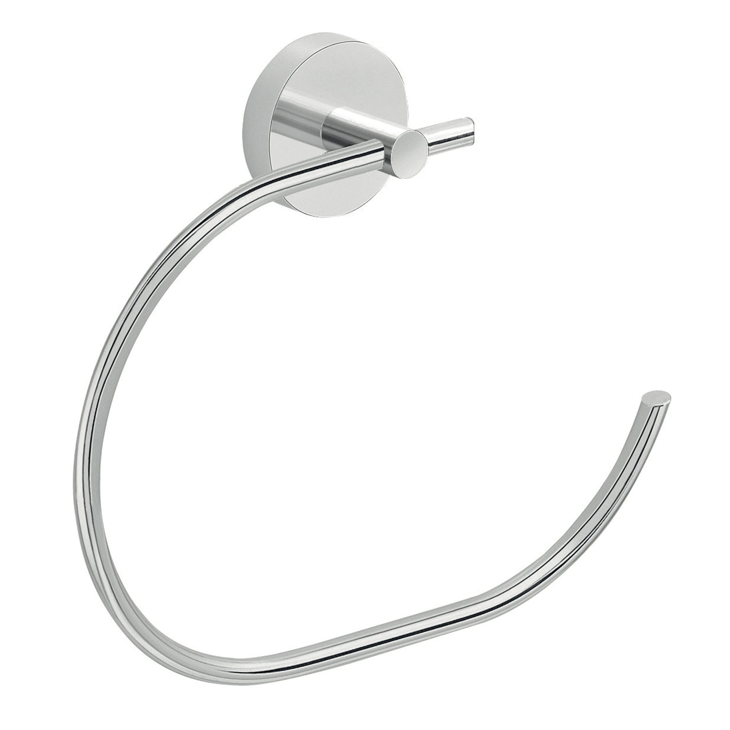 Portasalviette ad anello a muro in Acciaio Inox Eros di Gedy - Cromato by CeramicStore | Lo specialista del tuo bagno